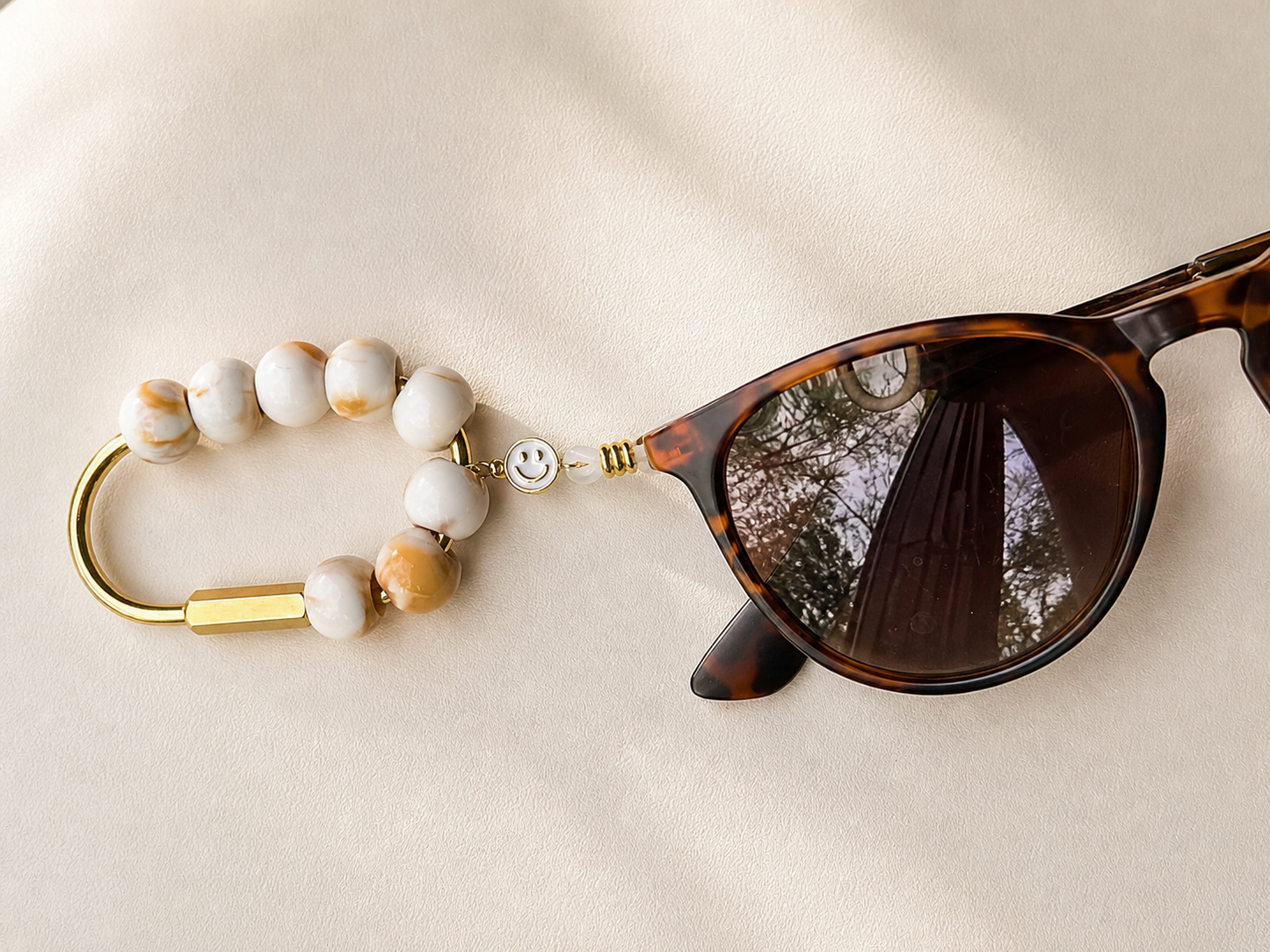 Smiley Bag Charm (Sunglass Holder)