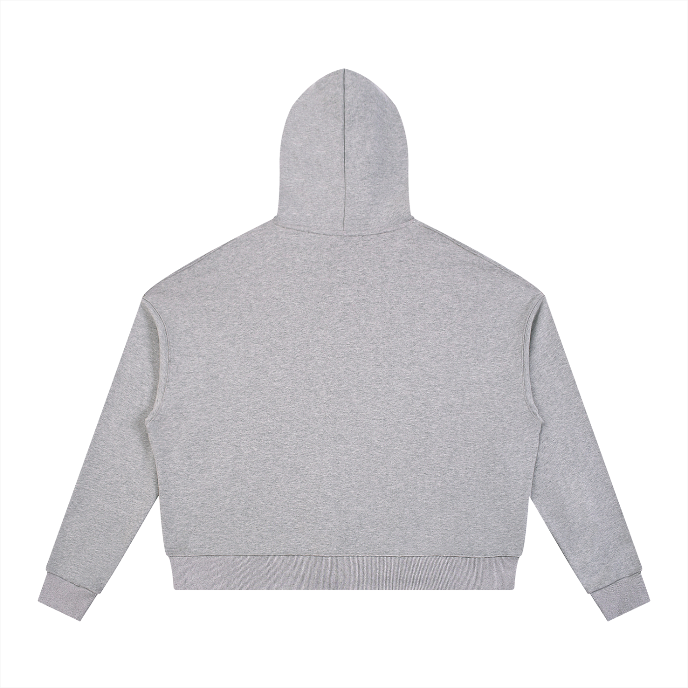 Flower Smiley Contrast Drawstring Hoodie
