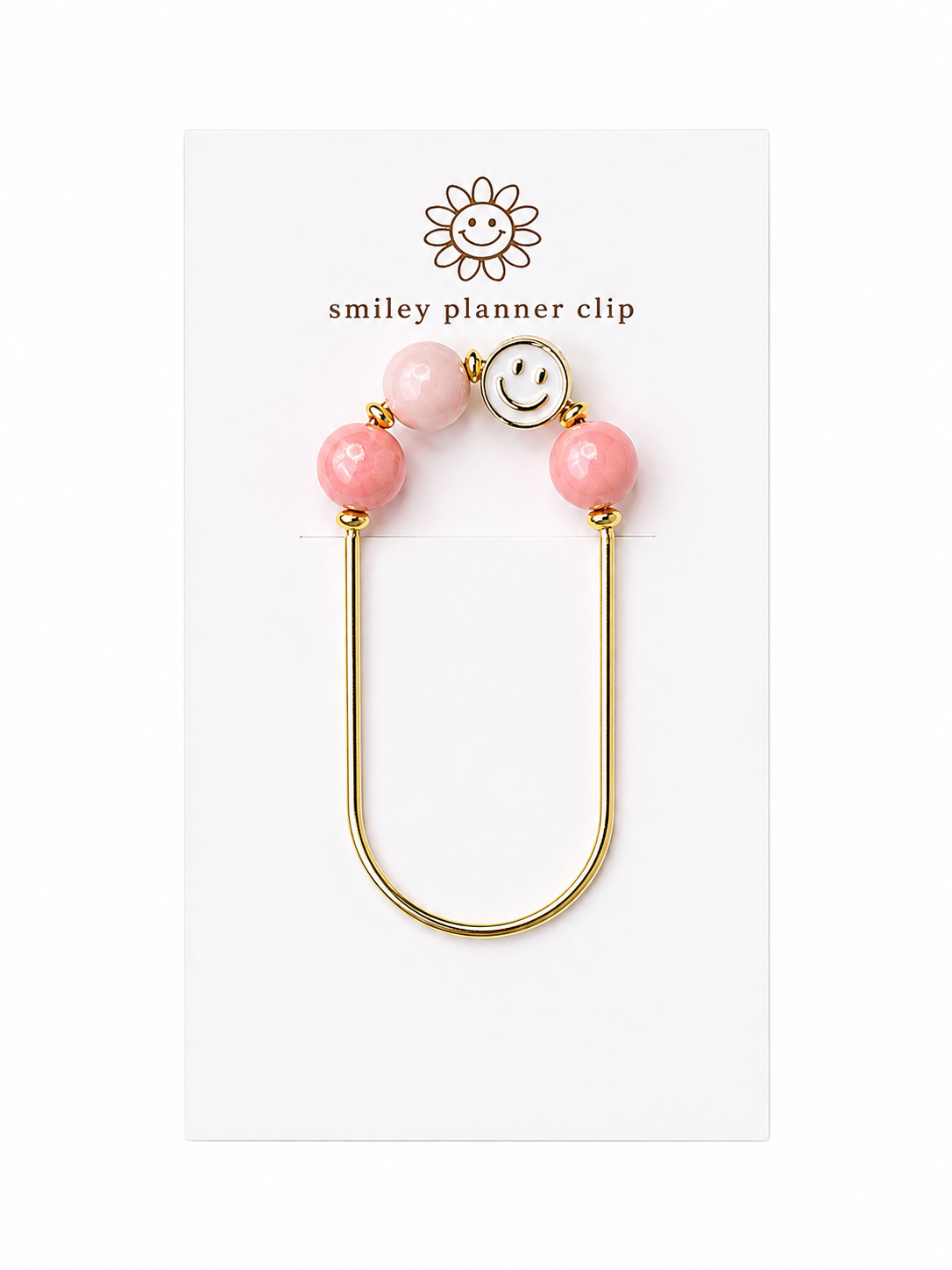 Smiley Planner Clip