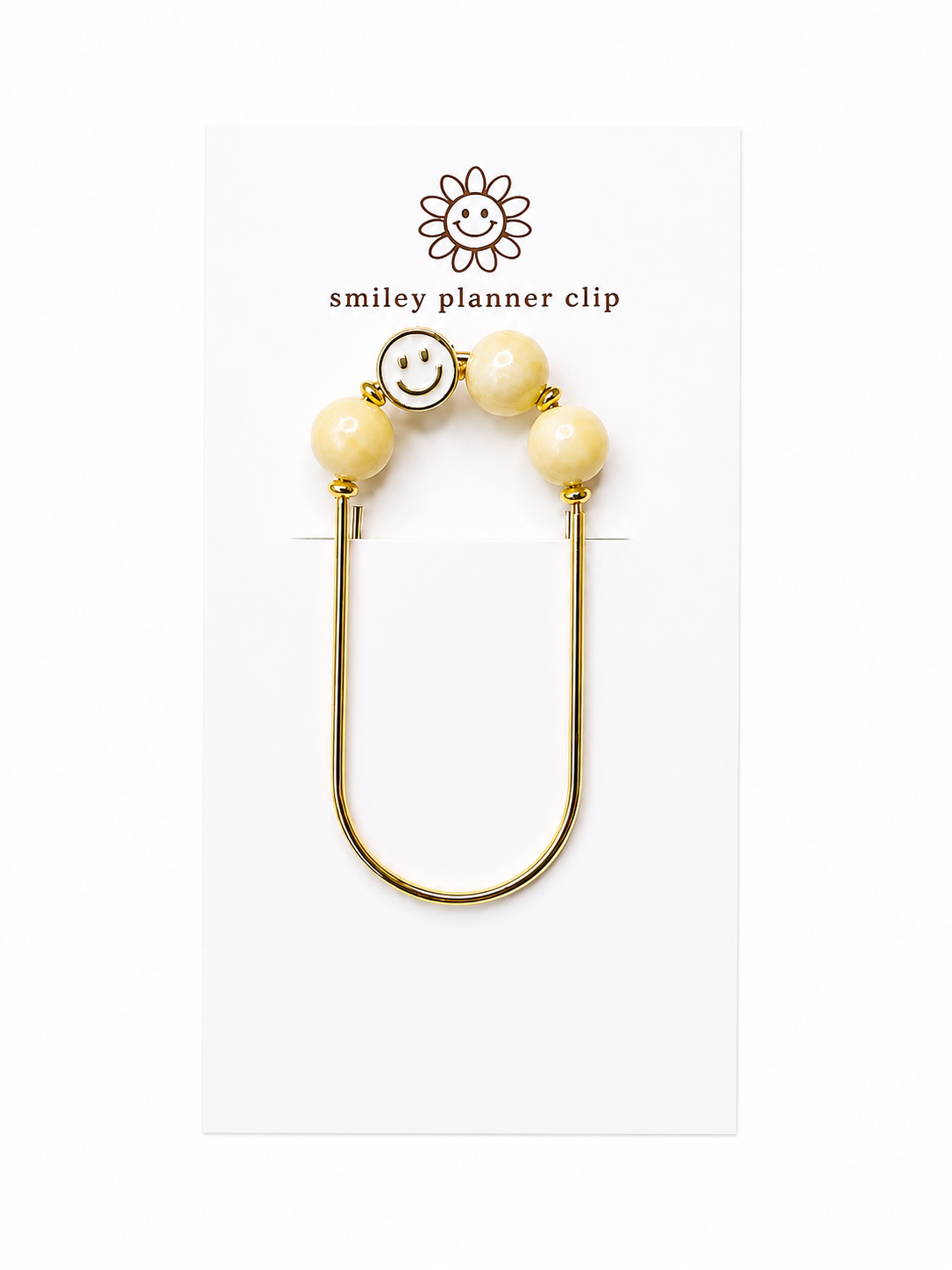 Smiley Planner Clip
