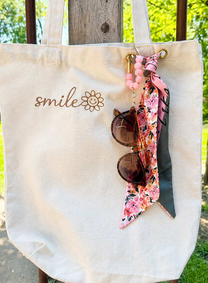 Styled Smiley Tote
