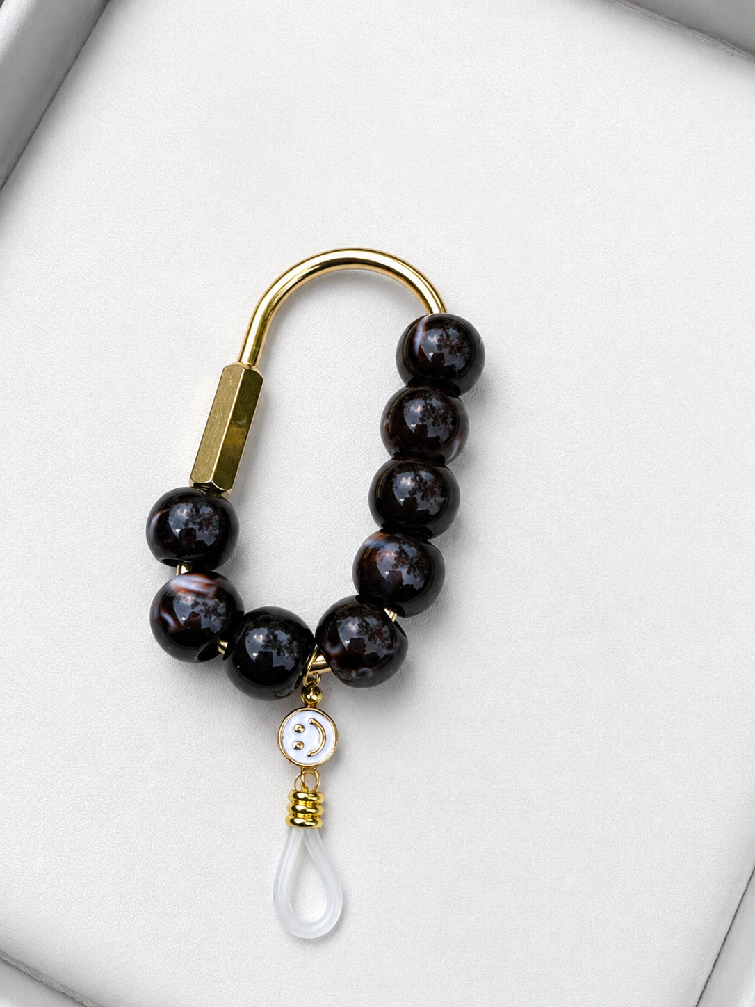 Smiley Bag Charm (Sunglass Holder)