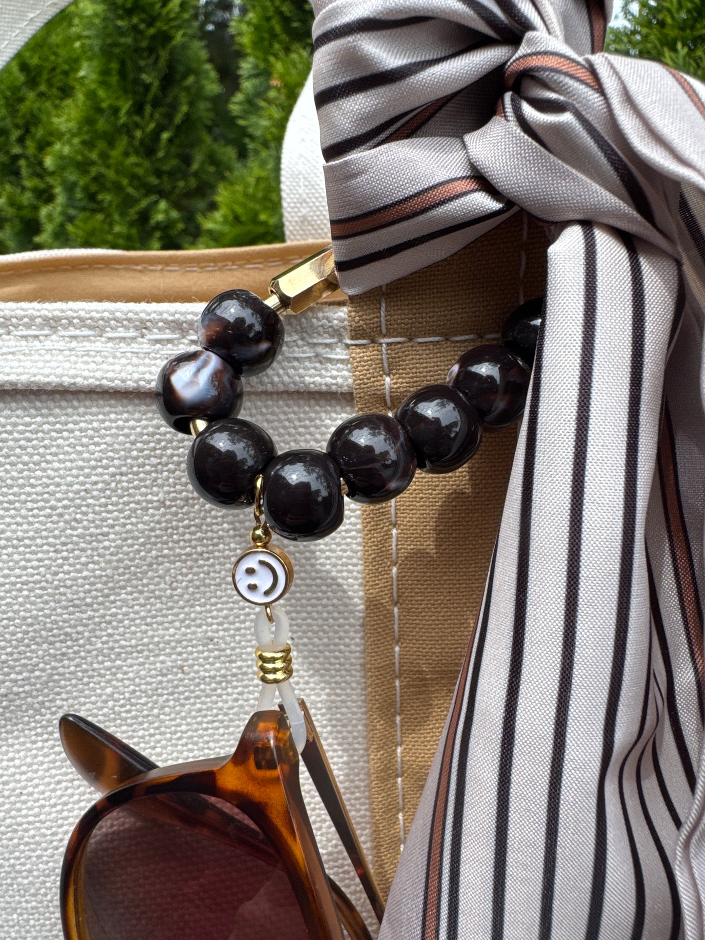 Smiley Bag Charm (Sunglass Holder)